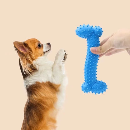 Dog Teething Toy Chew Stick Bite Resistant Fun Leak Proof Food Toy Pet Teether Cleaner Stick