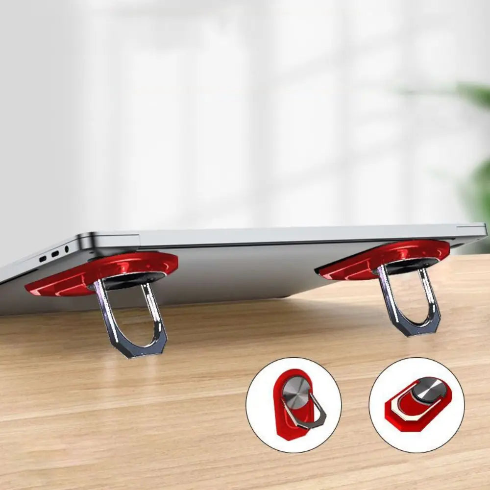 Self-Adhesive Mini Foldable Laptop Stand Invisible Mini Invisible Notebook Holders Colorful Adjustable
