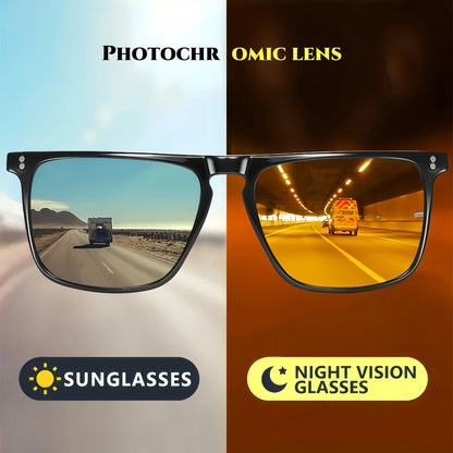Fashion Blue-Light Shifting Sunglasses Micro-Rivet Design for Driving & Urban Escape Anti-Glare Daily Travel Essentials