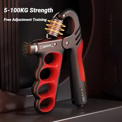 Grip dynamometer male arm strength training electronic counting five-finger exerciser 100kg fitness mechanical record