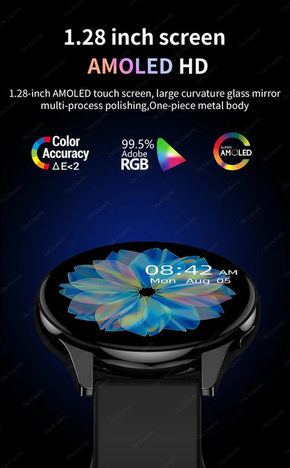 Smartwatch Women Watch 6 Health Monitoring Watch Waterproof Voice Assistant Bluetooth Call Smart Watch 2026 New Sports Watch