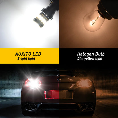 AUXITO 2X BAY15D 1157 LED DRL Bulb Canbus Super Bright for Ford Hyundai Kia 7507 P21/5W 1157 Day Time Running Light Reverse Lamp