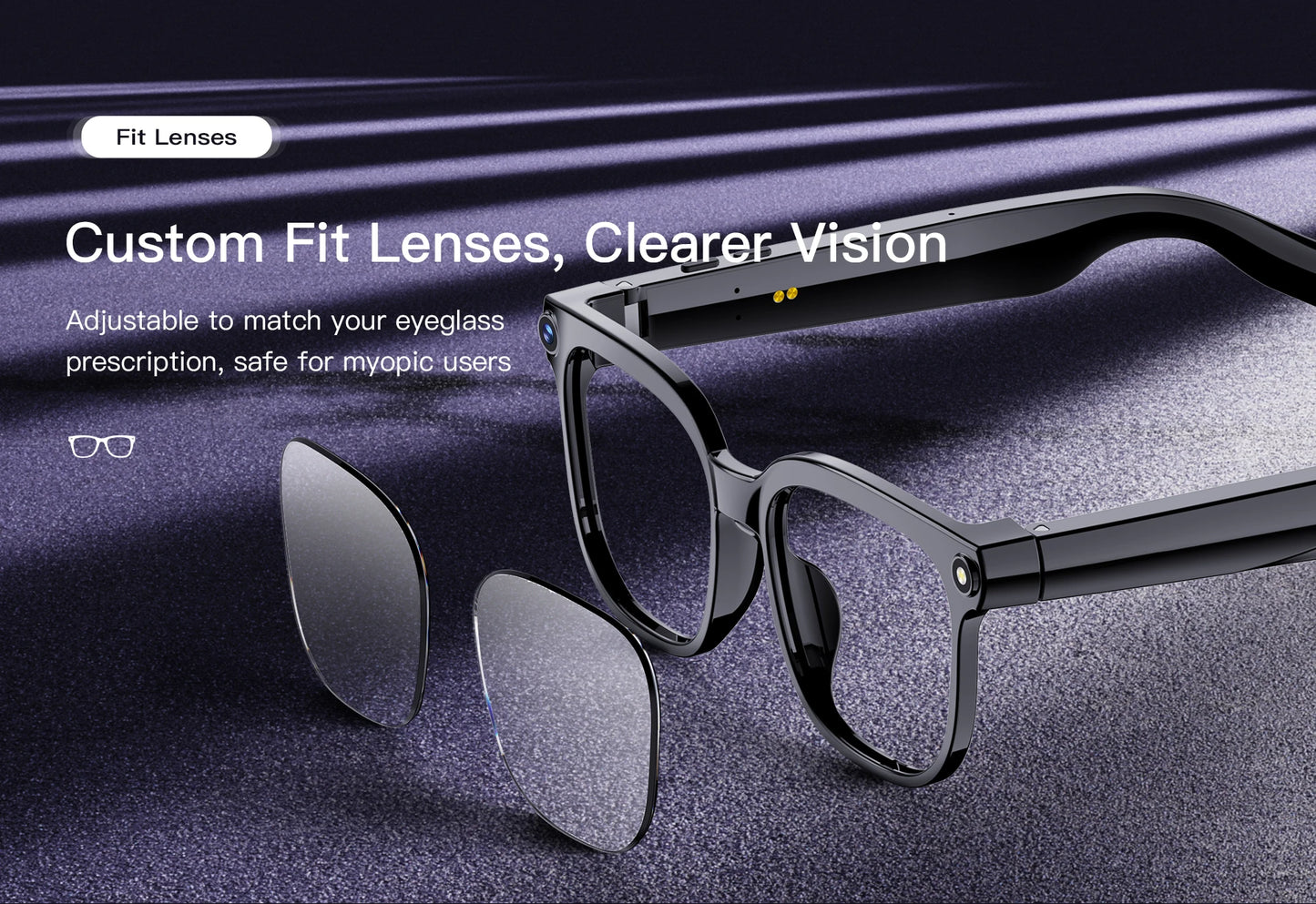 2026 4K 8MP Smart Glasses Men HD Camera 150+Language Translation ChatGPT WIFI Video Recording Bluetooth CallAudio Glasses Women