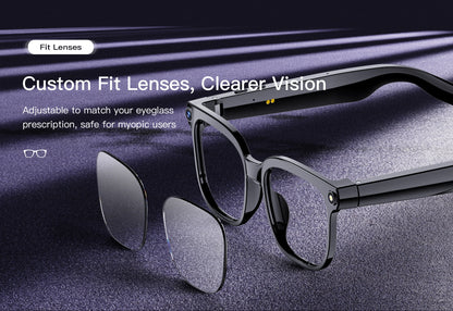 2026 4K 8MP Smart Glasses Men HD Camera 150+Language Translation ChatGPT WIFI Video Recording Bluetooth CallAudio Glasses Women