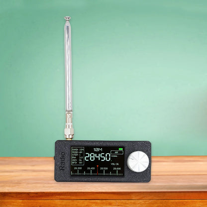 SI4732 0.5-108mhz Portable Radio 1.9inch IPS Screen Pocket Mini Radio LSB USB AM FM FM/AM Radio HF SW MW VHF Radio