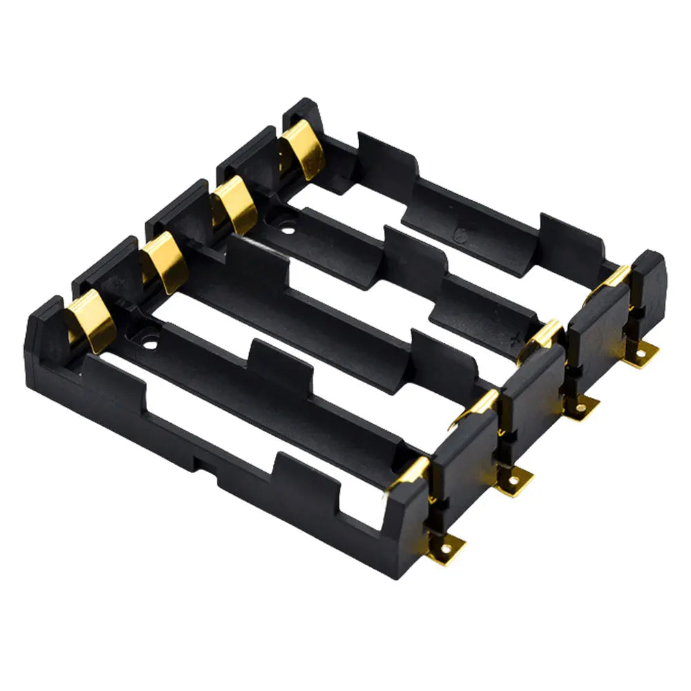 18650 SMT Battery Holder 18650 SMD Battery Box With Bronze Pins Rechargeable Battery Storage Box Case Holder Power Bank 3.7V