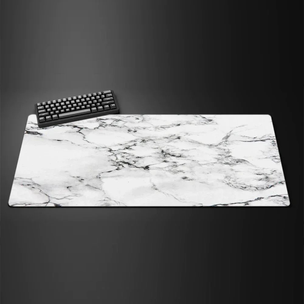 Marble Texture Mouse Pad New Large Computer Office Game Table Mats XXL 90x40 Rubber Anti-slip Gaming Keyboard Mat Long Desk Pads