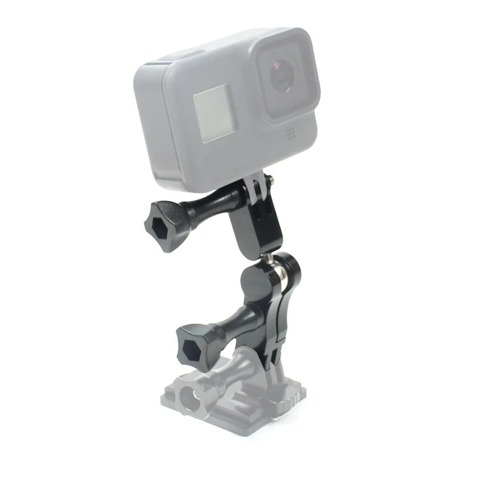 Universal Aluminum Arm Adapter Mount Bracket Connector W/ Knob 1/4'' Inch Screw for GoPro for OSMO Action YI Sports DSLR Cameras
