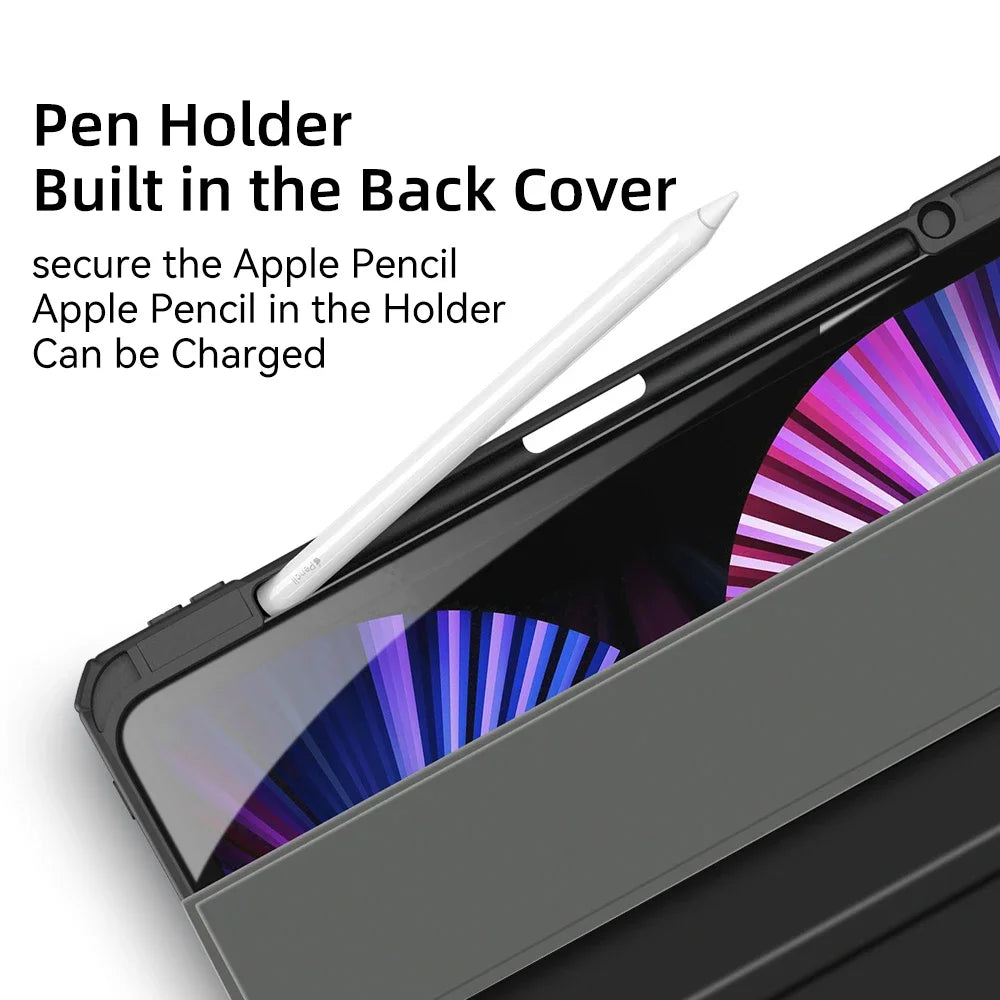 For 2025 Tablet Case iPad Air 11 inch M2 M3 Pro 13/11 M4 Cover for iPad 10th 11th 10.9 Air 4/5 7/8/9th 10.2 4/5/6th 9.7 Mini 6 7