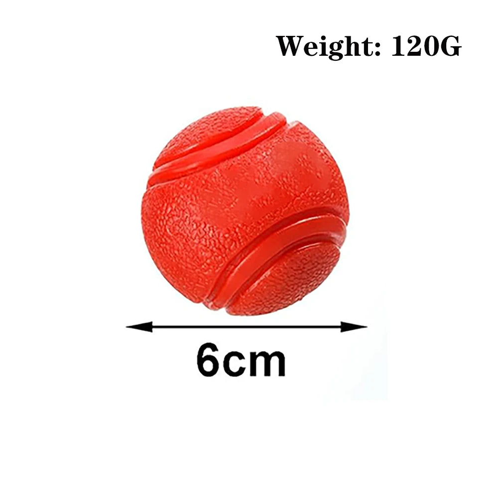 Pet Solid Elastic Toy Ball Cat/Dog Toy Ball 5/6/7CM Rubber Bite Resistant Dog Outdoor Training Tool Pet Teeth Cleaning Supplies