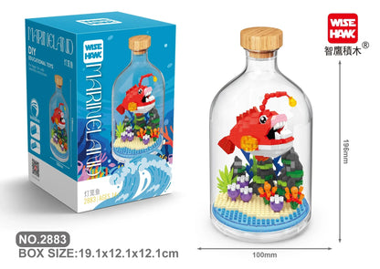 MOC Building Blocks Animal Model Bird Bald Eagle Parrot  DIY Assembly  Bricks Creative Games Collection Toys Xmas Gifts