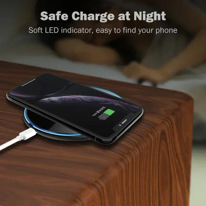 Wireless charger suitable for Motorola Edge 40 50 Pro 30 Ultra 50 Neo Moto Edge 2023 2024 15W fast charging, with USB cable