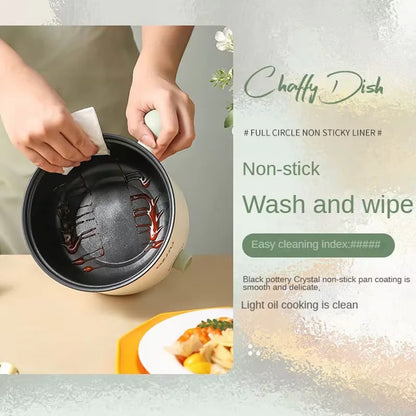 Electric Rice Pot Multicooker Hotpot Stew Heating Pan Noodles Eggs Soup Steamer Rice Cookers Cooking Pot for Home