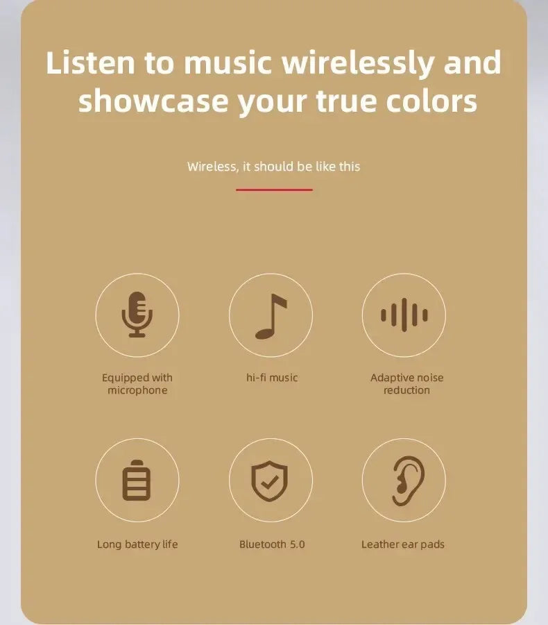 Handsfree Wireless Headphones Noise Canceling Headphone Earphone P47 headset Bluetooth Head Phone for iPhone Huawei Samsung S22