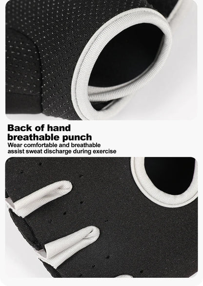 Unisex Gym Workout Gloves for Weight Lifting Fitness Body Building Sports Training Cycling Exercise - Durable Protection Grip