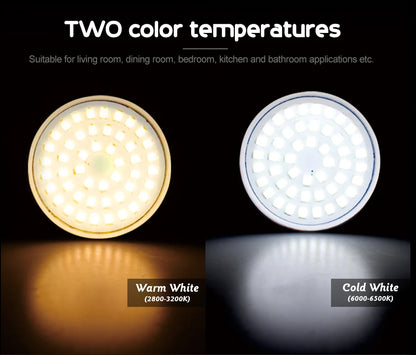 1-10PCS GU10 MR16 E14 E27 Spotlight Lampada LED Bulb AC110V 220V Bombillas Spot Light Replace The Halogen Lamp Home Derection