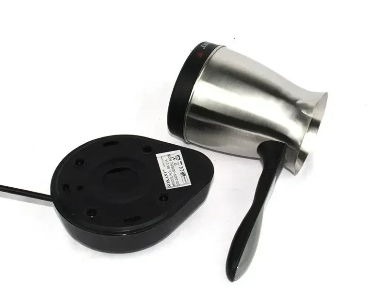 600W Turkish Electric Coffee Maker, 500ml Detached Italian Moka Pot, Stainless Steel Material, Arabic Portable Espresso Machine