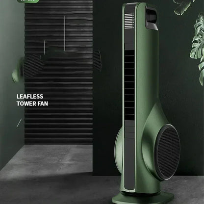 Portable 220v Leafless Electric Fan Tower Air Conditioning Fan Bedroom Silent Remote Control Indoor Purification Air Circulation