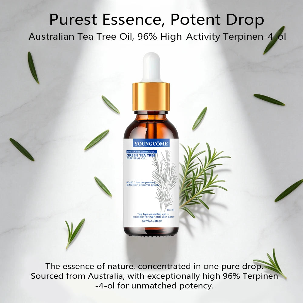 Tea Tree Essential Oil , Nature for Aromatherapy, Diffuser, Humidifier,  Woody, Relieving Stress，Massage Muscle