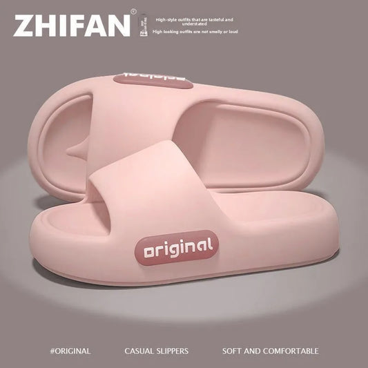 Step on Shit Slippers Female Summer Eva Indoor Home Household Mute Thick-soled Bathroom Non-slip Not Smelly FootMan Sandals. by PDG ibma
