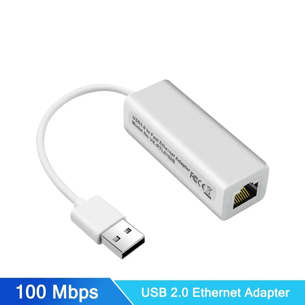 1000Mbps USB3.0 To Rj45 Network Adapter RTL8153 Lan Ethernet Adapter 100/1000Mbps Network Card For Macbook Laptop Win10/11