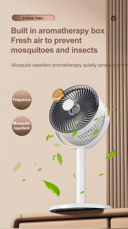 Wireless Fan Height Adjustable Outdoor Travel Camping Long Endurance USB Charging Portable Student Dormitory High Wind Power