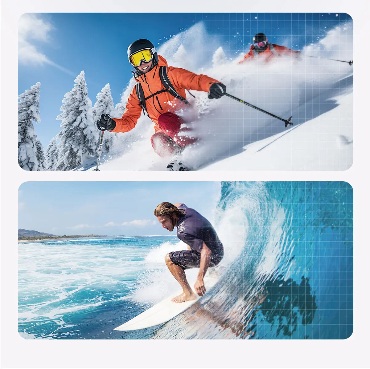 Lunettes intelligentes avec caméra HD 8Mpx, vidéo HD 1200p anti-tremblement, assistant vocal intelligent IA, traduction en temps réel et reconnaissance d'objets.