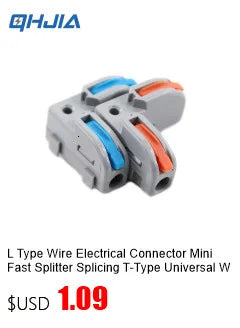 Wire Connector 1 Input Multiple Output Electrical Splitter Push-in Terminal Block Butt Home LED Light Quick Wiring Connectors