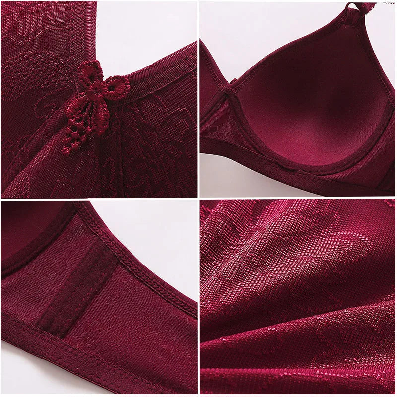 Female 36-42 BC Bra for Women Brassiere Sexy Lingerie Underwear Bralette Seamless Comfortable Plus Size Gathered Bras Underwear