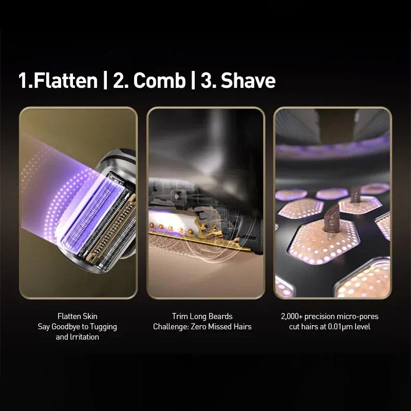 Braun Electric Shaver S9 Reciprocating Razor Rechargeable Men's Shaving Machine Wet Dry Double Use Floating Head Hair Cutting Ma