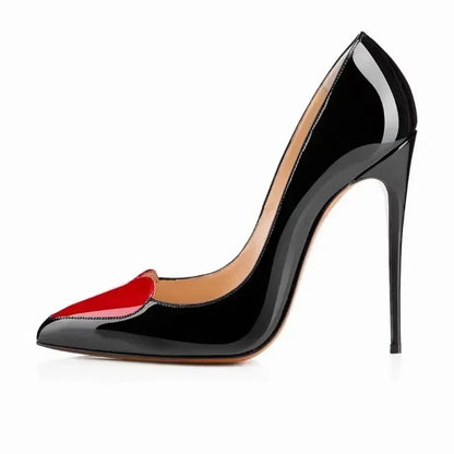 Women Pumps Love Heart-shaped Pointed Toe Stiletto High Heels Customize Chic Designer Female Shallow Party Dress Wedding Shoes