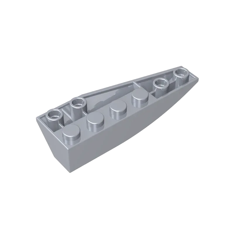 Gobricks 10PCS 41765 Bricks Wedge Curved Inverted 6 x 2 Parts Left Compatible MOC Building Block Adult Kids DIY Education Model