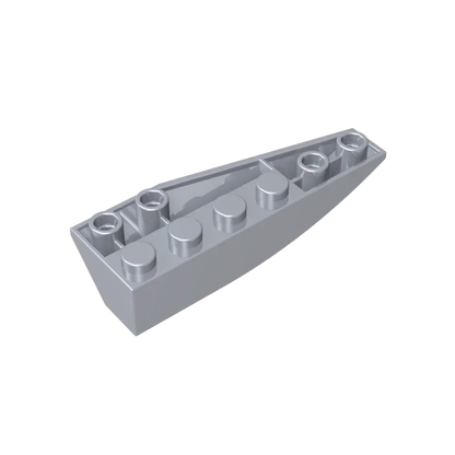 Gobricks 10PCS 41765 Bricks Wedge Curved Inverted 6 x 2 Parts Left Compatible MOC Building Block Adult Kids DIY Education Model
