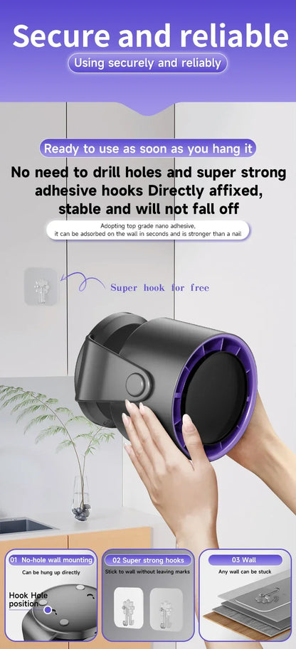 Rechargeable Portable Desktop Fan Digital Multi-Speed Cooling Fan for Indoor Outdoor Home Office Use