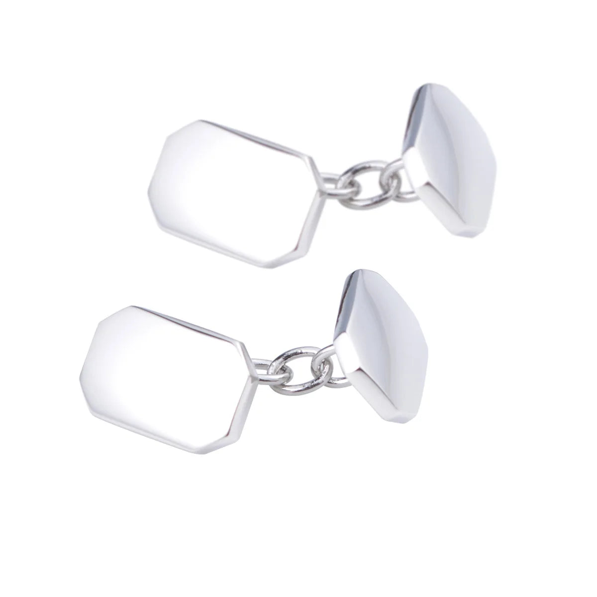 Double Sided Fritillaria Chain Cufflinks Men's French Shirt Personalized Button Valentine's Day Gifts Friend Birthday Present