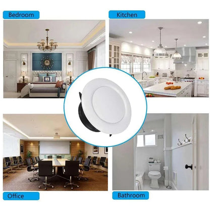 Vent Cover Air Outlet Home Ventilation 100MM 150MM 200MM 75MM Air Conditioning Tube Ventilation Diffuser Circular Air Outlet