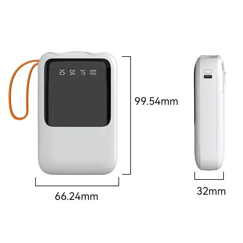 3*18650 Power Bank Fast Charging Powerbank Portable Battery Charger PowerBank For iPhone Xiaomi 4IN1 Mini Battery Storage Boxes