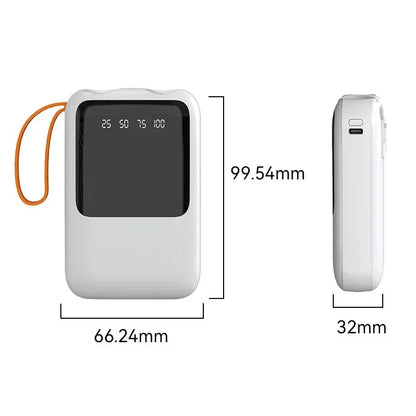 3*18650 Power Bank Fast Charging Powerbank Portable Battery Charger PowerBank For iPhone Xiaomi 4IN1 Mini Battery Storage Boxes