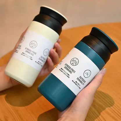 500ml Stainless Steel Thermos Cups Coffee Mug Insulated Water Bottle Thermal Tumbler Vacuum Flask Portable Hot and Cold Cup