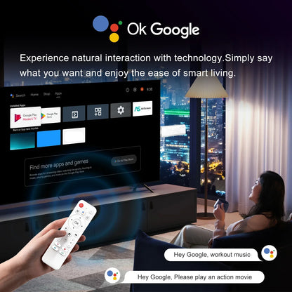 H96 MAX RK3518 Android14 Smart mini TV stick Wifi6 BT5.4 4K HD 3D Quad-Core Ethernet Google Voice Assistant Media Player TV Box