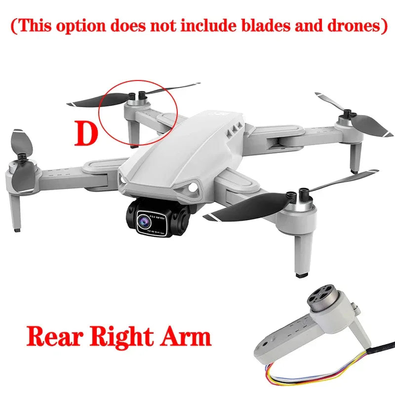 L900 Pro SE Mini Drone Original Propellers Spare Part for L900pro se Paddles Drone Arm Replacement Accessories