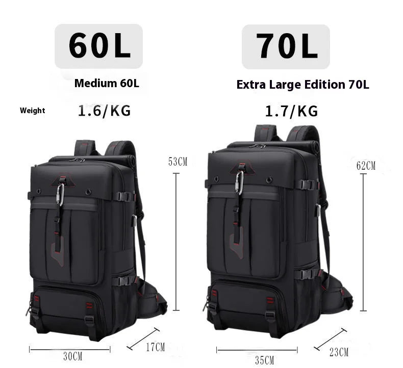 50L 70L Large Capacity Travel Backpack Luggage Sports Training Fitness Independent Shoes Storage Bag Laptop Bags
