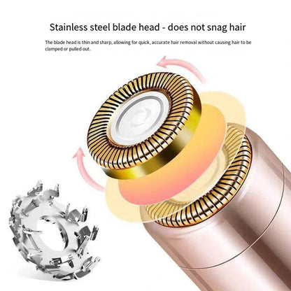 Lipstick-Shaped Electric Hair Remover Eyebrow Shaper Women's Hair Removal Device Mini Facial Hair Removal Instrument Face Hair