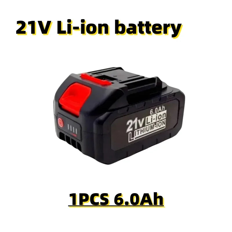 21V Lithium Battery Rechargeable 3.0/6.0/9.0Ah Batteries High-current High Discharge 21 Volt Replace Battery For Screwdriver