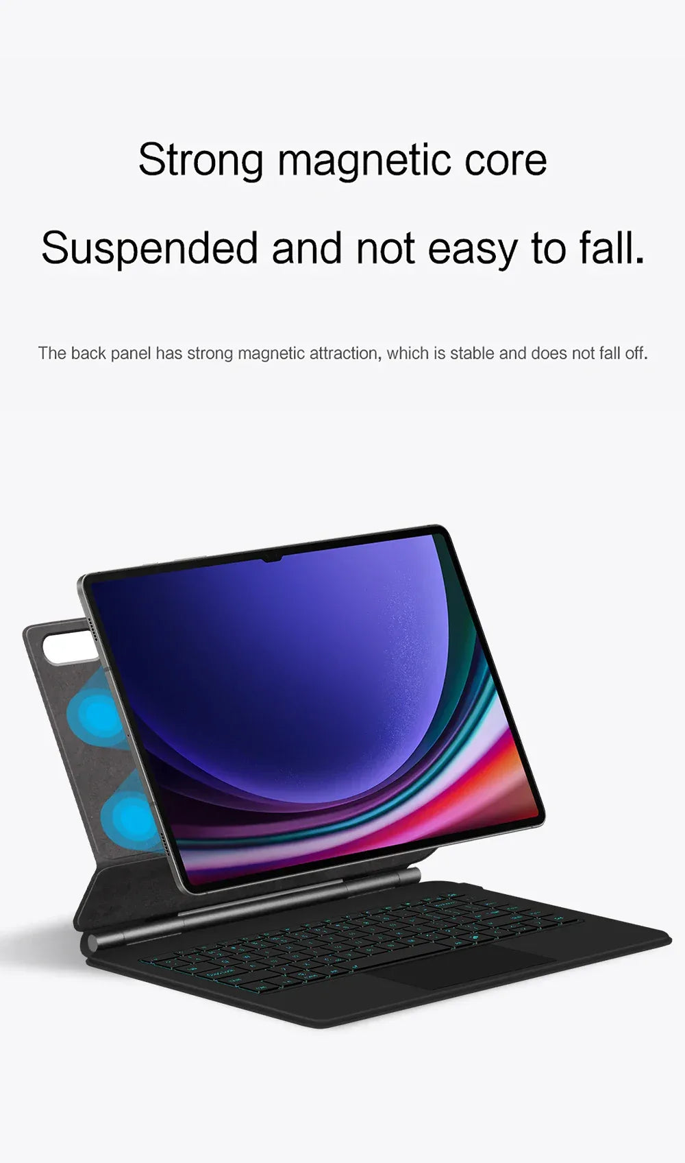 Keyboard Cover For Samsung Galaxy Tab S9 Ultra S10 S8 14.6 Inch S9U Tablet Magic Book Case X910 X916B X918U Backlight Touchpad