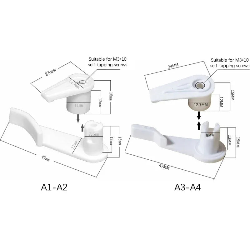 Ceiling Light Clip Clamps With Screws Lampshade Fixed Clamp Plastic Buckle For LED Fixture Ceiling Lamp LED Lighting Accessories
