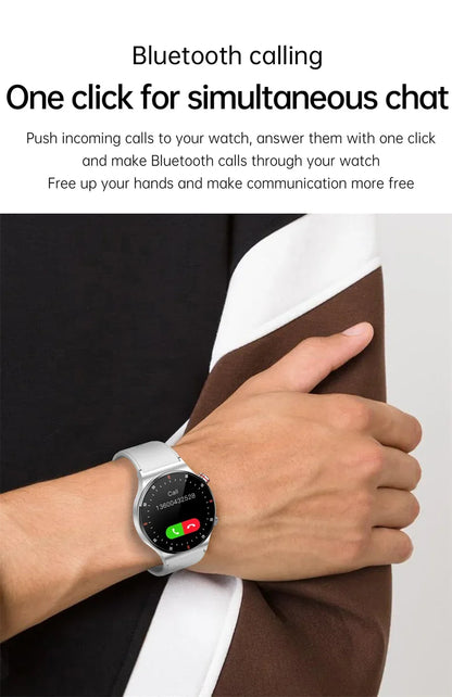2023 New Bluetooth Call Smart watch Men Full touch Screen Sports fitness watch Bluetooth is Suitable For Android ios Smart watch