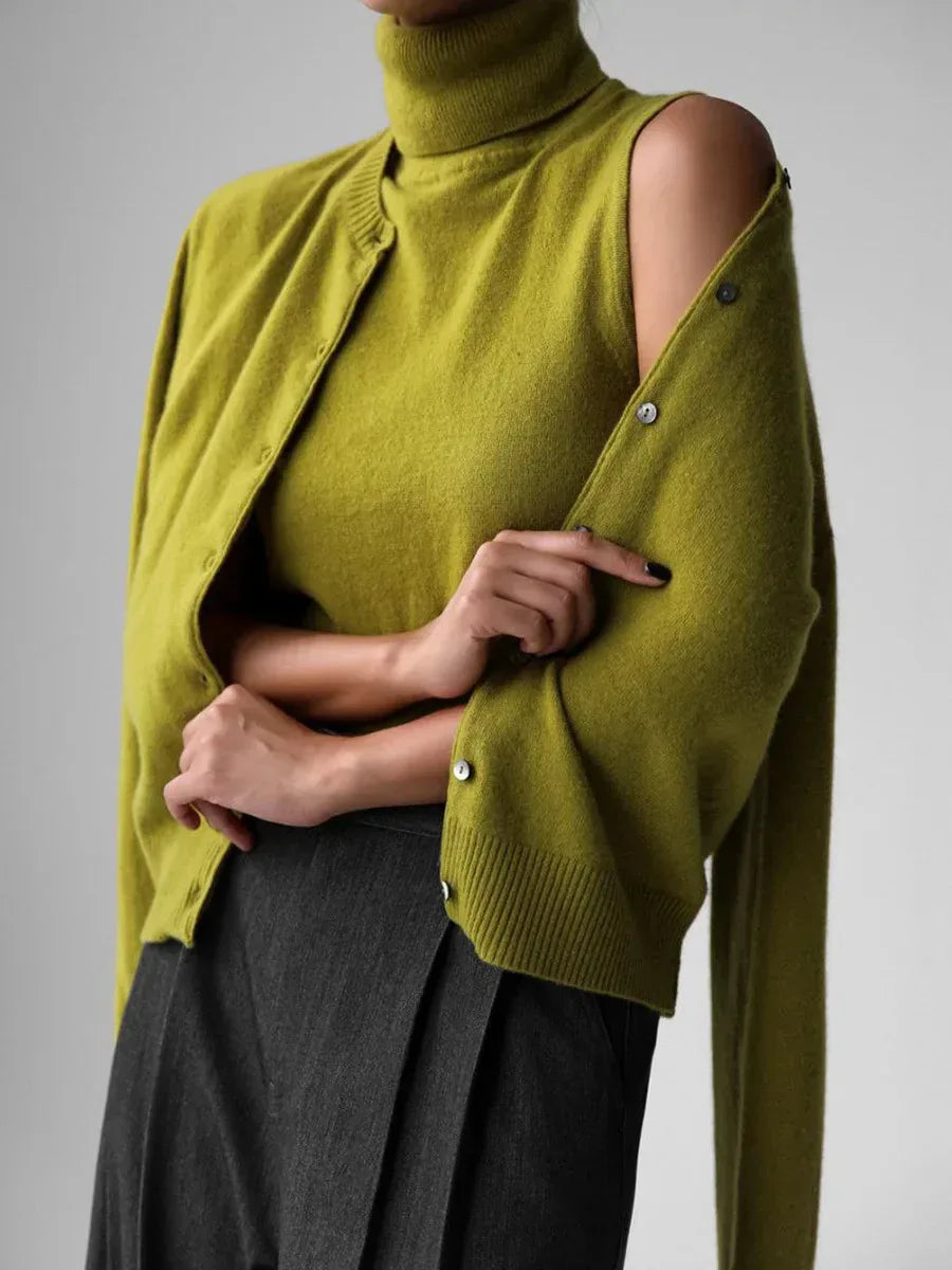 Tornova Women's Solid Sweater Cardigan Long Sleeve O neck Single Breasted Knitted Coat Casual Autumn 2025 Fashion Female Outwear