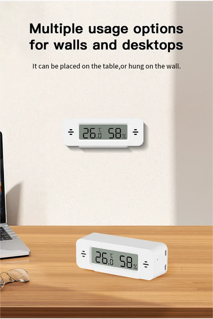 Tuya WiFi Zigbee Mini Temperature Humidity For Smart Home Thermometer Hygrometer APP Remote Work with Google Home Yandex Alexa