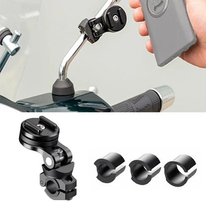 Phone Holder Stem Triple Tree Fork Mount Clamp Mobile Phone Stand Motorcycle Mirror Navigation Phone Support Handlebar Bracket
